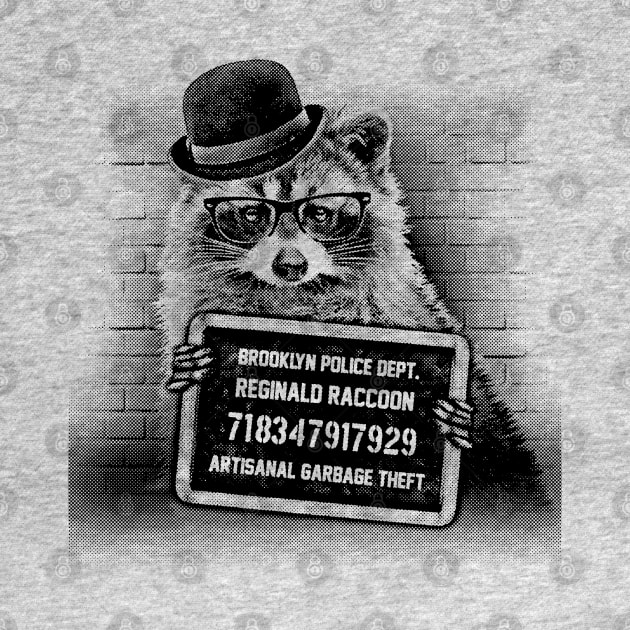 Brooklyn Raccoon Mugshot by UselessRob